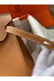 Hermes Birkin 35 Retourne Handmade Bag In Gold Clemence Leather Replica