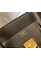 Hermes Birkin 35cm Bag In Taupe Grey Clemence Leather GHW Replica