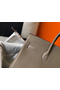 Hermes Birkin 35cm Bag In Taupe Grey Clemence Leather GHW Replica