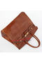 Hermes Birkin 35CM Tote Bag Brown Iridescent Croco Leather Gold Replica
