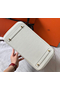 Hermes Birkin 40 Handmade Bag In White Clemence Leather Replica