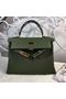Hermes Birkin Tote Bag Original Togo Leather BK35 Deark Green Replica