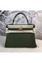 Hermes Birkin Tote Bag Original Togo Leather BK35 Deark Green Replica