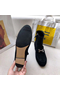 Hermes Black Suede Saint Honore Ankle Boots Replica
