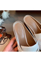 Hermes Blossom Mules 60mm In White Goatskin Replica
