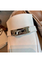 Hermes Blossom Mules 60mm In White Goatskin Replica