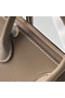 Hermes Bolide 1923 Mini Handmade Bag In Taupe Chevre Mysore Leather Replica