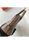 Hermes Bolide 1923 Mini Handmade Bag In Taupe Chevre Mysore Leather Replica