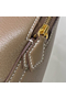 Hermes Bolide 1923 Mini Handmade Bag In Taupe Chevre Mysore Leather Replica