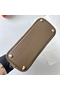 Hermes Bolide 1923 Mini Handmade Bag In Taupe Chevre Mysore Leather Replica