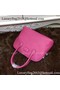 Hermes Bolide 31CM Calfskin Leather Tote Bag B3302 Rose Replica