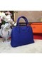 Hermes Bolide Original Leather Tote Bag B1007 Blue Replica