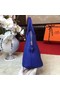 Hermes Bolide Original Leather Tote Bag B1007 Blue Replica