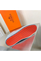 Hermes Boomerang Sneakers In Silver Epsom Leather Replica