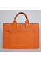 Hermes Briefcase 40CM Clemence Leather Bag Orange Replica