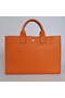 Hermes Briefcase 40CM Clemence Leather Bag Orange Replica