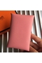 Hermes Calvi Card Holder In Pink Epsom Leather Replica