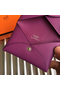 Hermes Calvi Card Holder In Purple Epsom Leather Replica