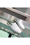 Hermes Catena Mules In White Calfskin Replica