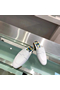 Hermes Catena Mules In White Calfskin Replica