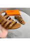 Hermes Celena Sandals 50mm In Brown Calfskin Replica