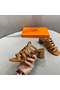 Hermes Celena Sandals 50mm In Brown Calfskin Replica