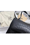 Hermes Constance 18 Handmade Bag In Black Alligator Crocodile Skin Replica
