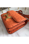 Hermes Constance 18 Handmade Bag In Orange Ostrich Leather Replica