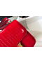 Hermes Constance 18 Handmade Bag In Red Embossed Crocodile Replica