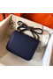 Hermes Constance 18 Handmade Bag In Sapphire Epsom Leather Replica