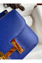 Hermes Constance 24 Handmade Bag In Blue Electric Epsom Calfskin Replica