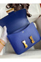 Hermes Constance 24 Handmade Bag In Blue Electric Epsom Calfskin Replica
