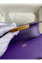 Hermes Constance 24 Handmade Bag In Crocus Epsom Calfskin Replica