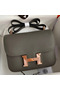 Hermes Constance 24 Handmade Bag In Etain Epsom Calfskin Replica