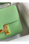 Hermes Constance 24 Handmade Bag In Vert Criquet Epsom Calfskin Replica