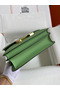 Hermes Constance 24 Handmade Bag In Vert Criquet Epsom Calfskin Replica