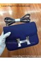 Hermes Constance Bag Calfskin Leather H9999 Blue Replica
