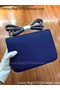Hermes Constance Bag Calfskin Leather H9999 Blue Replica