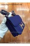 Hermes Constance Bag Calfskin Leather H9999 Blue Replica