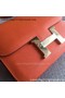 Hermes Constance Bag Calfskin Leather H9999 Orange Replica