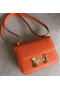 Hermes Constance Bag Calfskin Leather H9999 Orange Replica