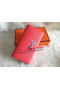 Hermes Constance Long Wallets Original Leather HA909 Light Pink Replica