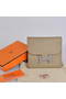 Hermes Constance Wallets Togo Leather A608 Dark Grey Replica