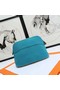 Hermes Cosmetic Bag H3699 Blue Replica