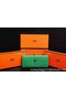 Hermes Dogon Original Leather Wallet H509 Green Replica