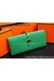Hermes Dogon Original Leather Wallet H509 Green Replica