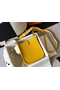 Hermes Evelyne III TPM Bag In Yellow Clemence Leather Replica