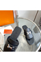 Hermes Galerie Sandals In Black Calfskin Replica
