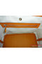 Hermes Garden Party 30CM Bag Fabric Orange Replica
