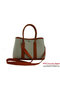 Hermes Garden Party 30CM Bag Fabric Orange Replica